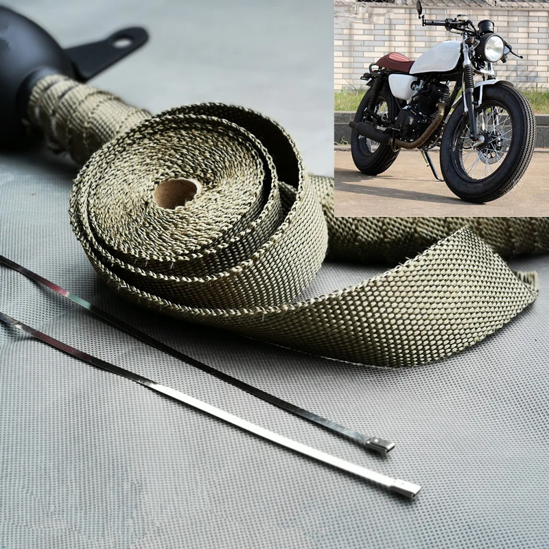 MotorcycleExhaustWrapMufflerThermalTapemotorcycleexhaustpipe