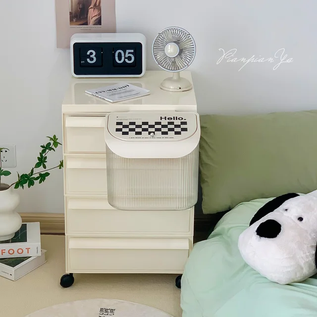 A Háztartási Konyha Flip Tartályát Szekrény Ajtajával Fedő Sakkérővel Ellátott Konyhai Hulladéktároló Vödörrel - Image 4