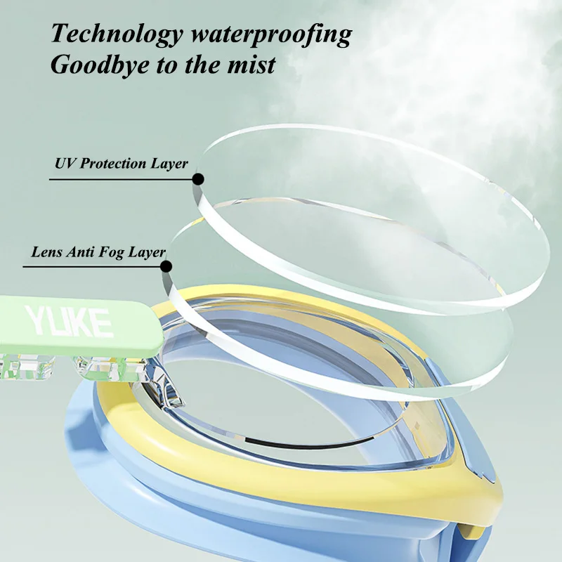 Children Swimming Goggles Boys Girls HD Waterproof Anti Fog Swimming Glasses Professional Small Frame Swim Equipment 6