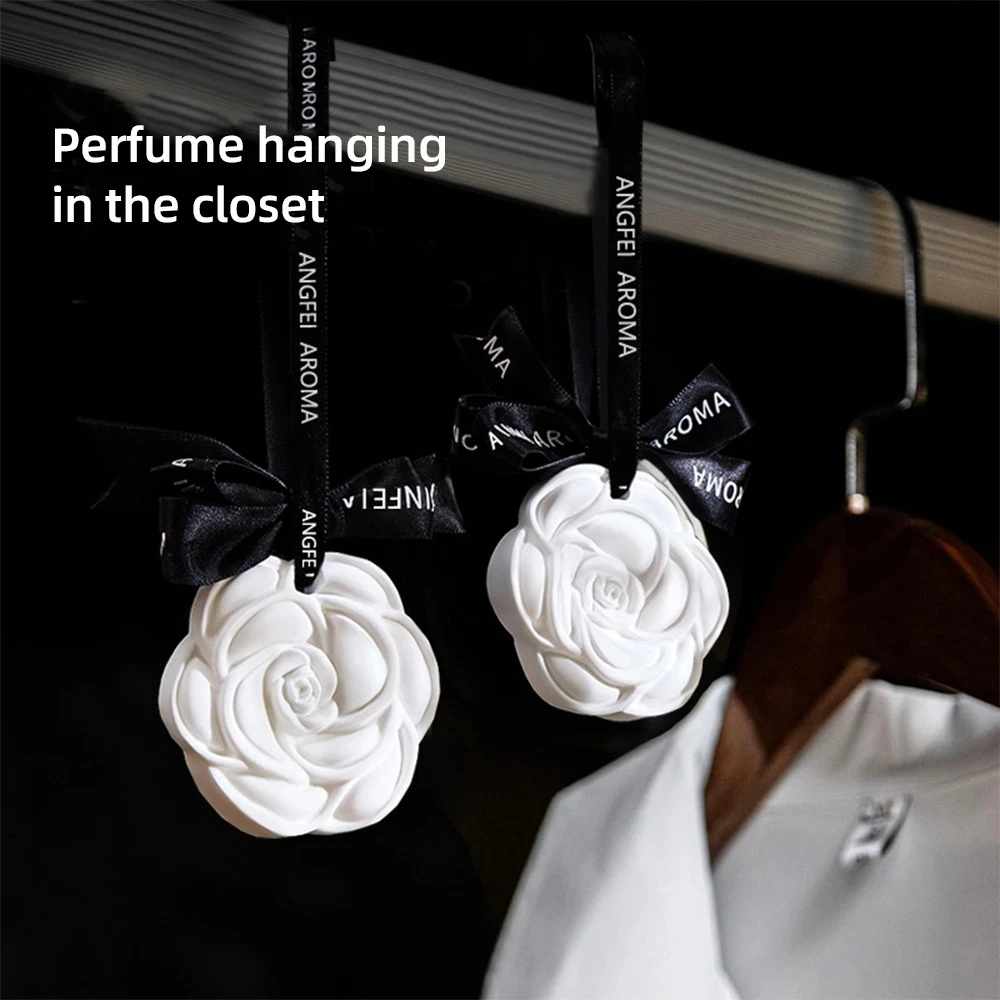 Car Air Freshener Beautiful Flower Perfume for Car Styling Aroma Fresh Air Purifier Interior Decorations