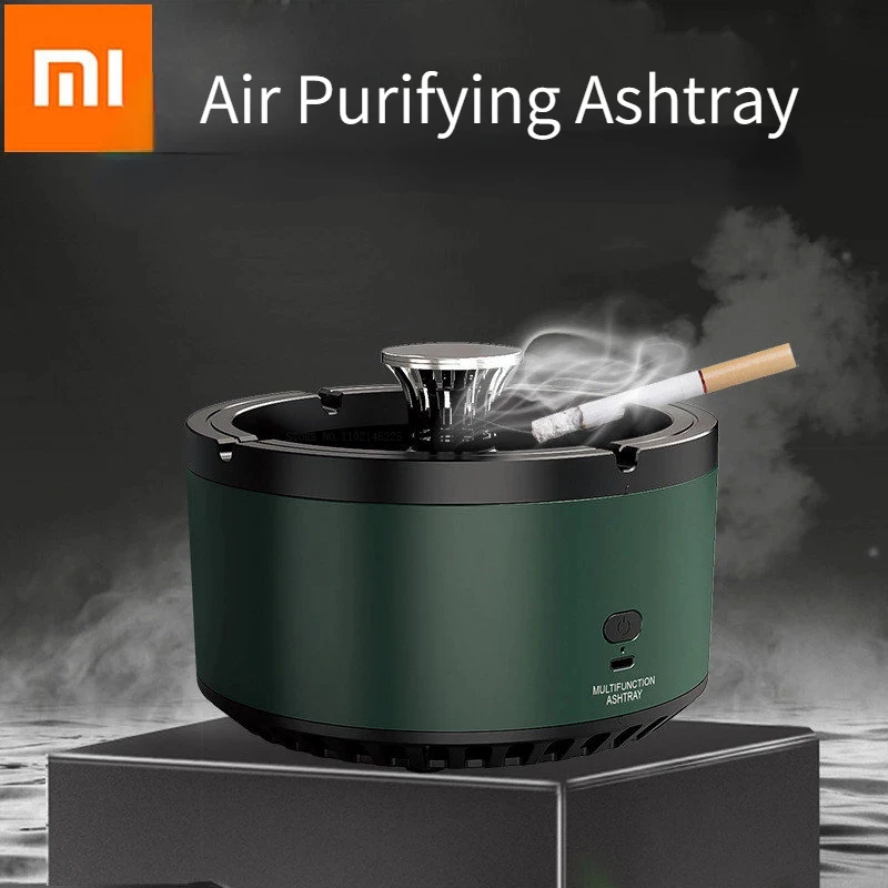 

Xiaomi Mijia Multifunctional Smart Ashtray Household Rechargeable Smoke Removal Air Purification Machine Portable Cigar Ashtray