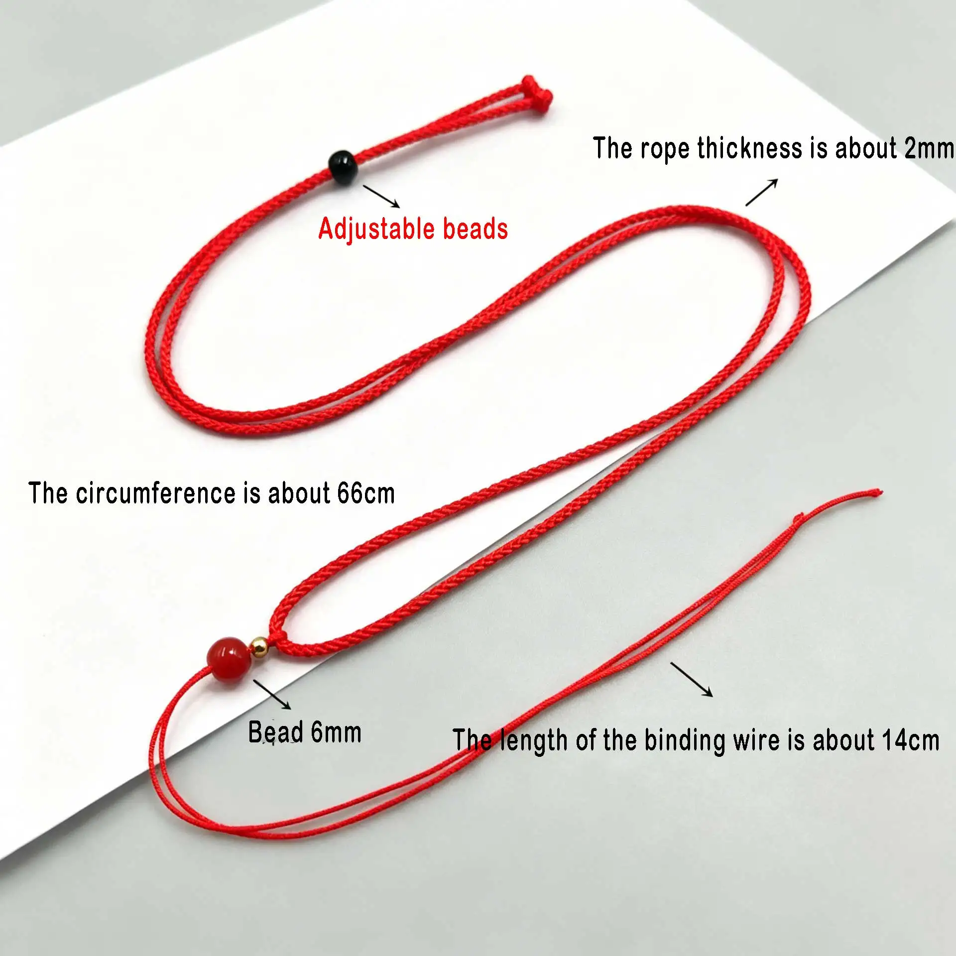 Vibrant Adjustable Rope Necklace