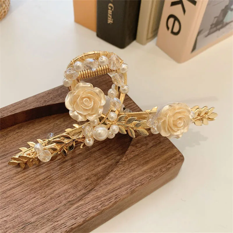 New Women Girls Handmade Exquisite Rose Flowers Clips for Party Gift Tourism Headband Fashion Hair Accessories Oranment multi functional intelligent folding electric vehicle for tourism portable and lightweight mini three wheeled electric scooter