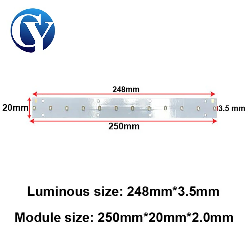 Higt Power 365nm Module 36W Strip Curing 385nm UV LED 395nm 405nmFor Resinnk Jet Coding Screen Printing Equipment