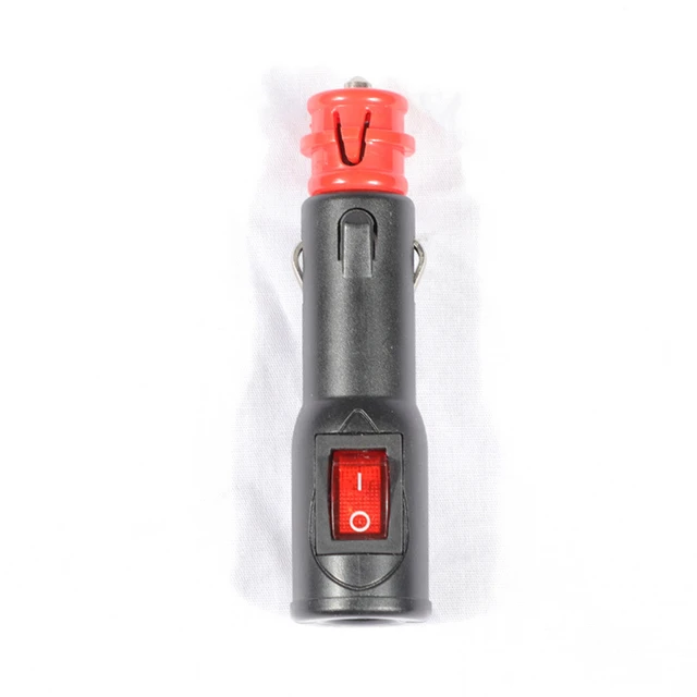 Standard + Din lighter plug adapter with 12/24V 8A extension - AliExpress