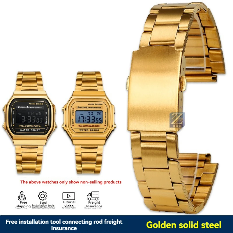 Precision 18mm Solid Stainless Steel Watch Strap