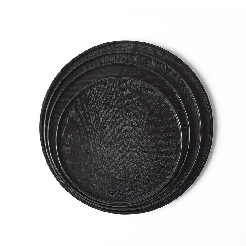 Wooden Tea Tray Round Rectangular Chinese Tea Serving