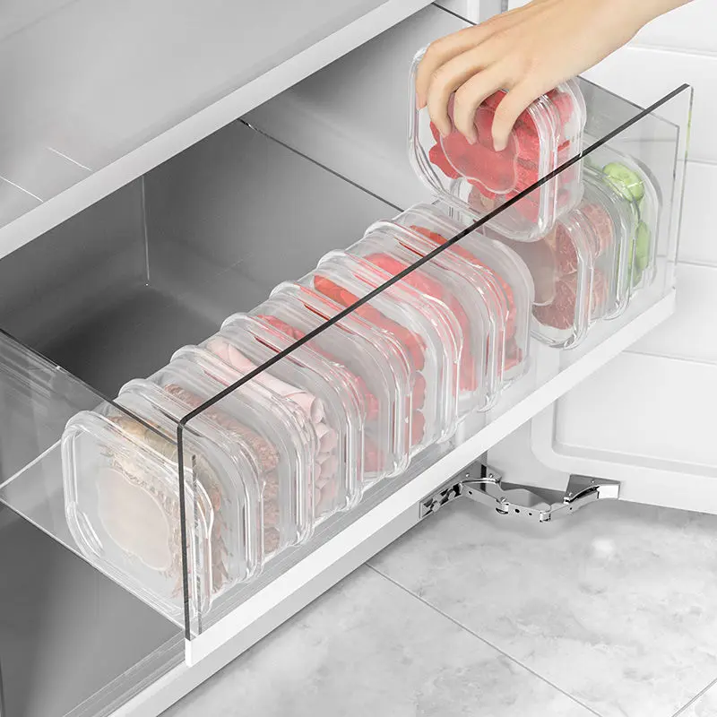 Refrigerator Frozen Storage Box Fresh Keeping Sealed Without Odor Foods Grade Preservation Special Storage Box Household Kitchen 4