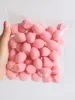 50pcs/pack Mini Makeup Sponge, Beauty Sponge,  Blending Sponge, Flawless For Liquid,  Dry And Wet Dual Use Makeup Cream 1