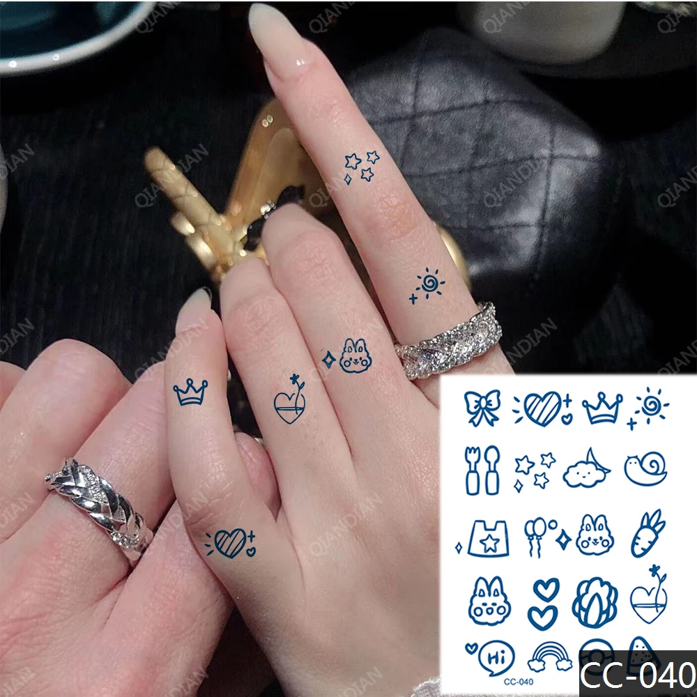 Diamond Tattoo on Ring Finger - A Sparkling Choice