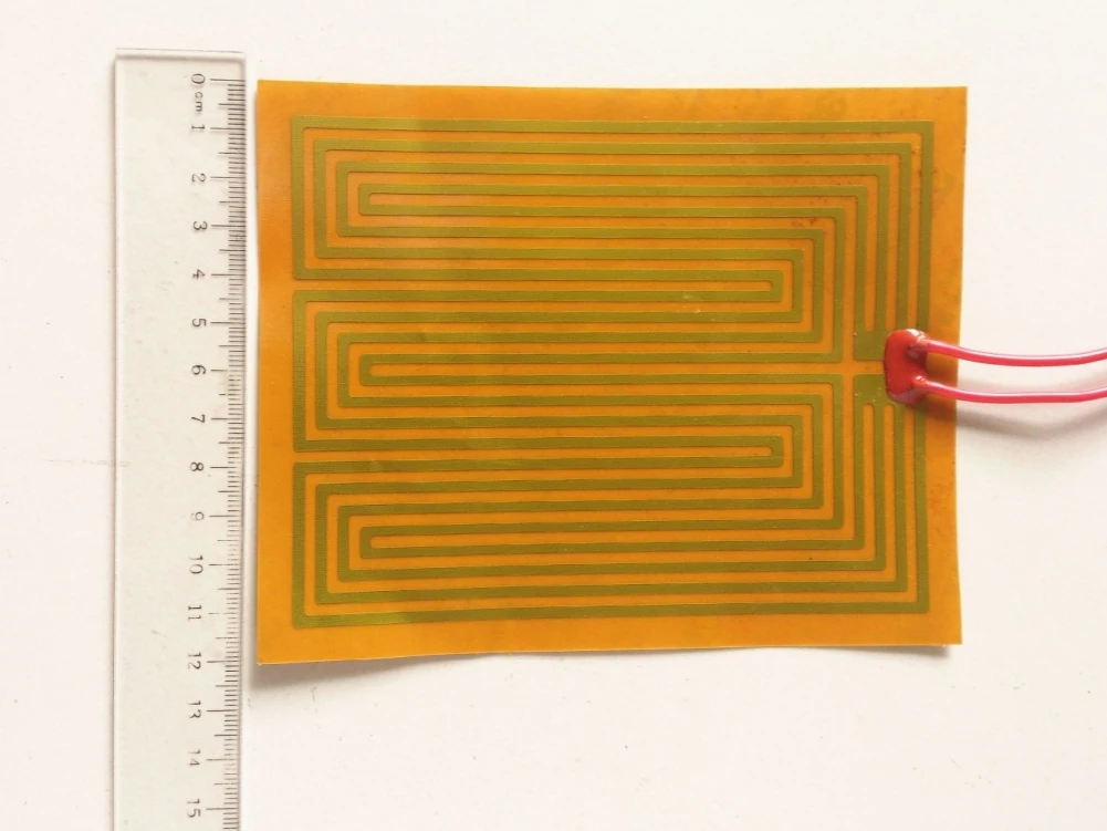 Intelligent accessories Electronic heating film polyimide membrane plate 120*150 12V 100W