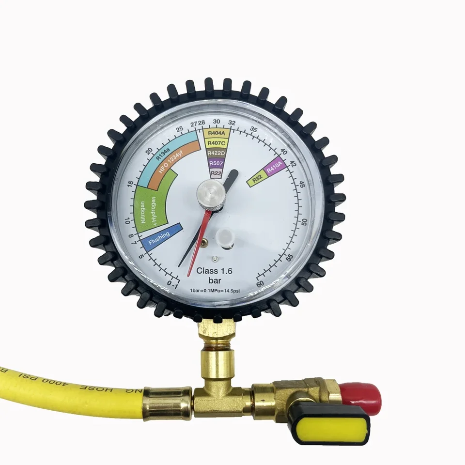 Tester Di Pressione Dell'azoto Condizionatore D'aria HVAC Sistemi Di Prova A Freddo Regolatore Della Tabella Compatibile Con R134a R22 R407c R410a