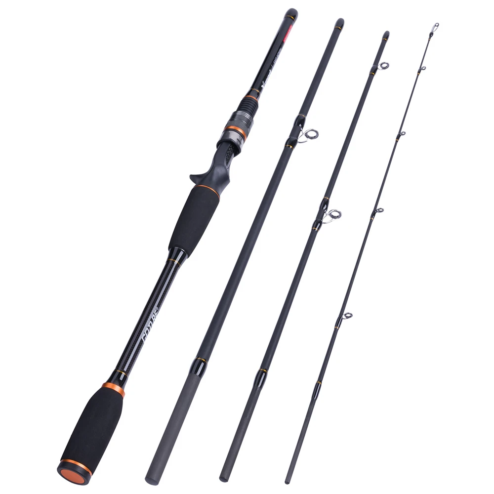 

Goture Xceed Spinning Fishing Rod Carbon Fiber 1.98M 2.4M Spinning Casting Lure Rods 4 Sections Travel Rod Carp Fishing