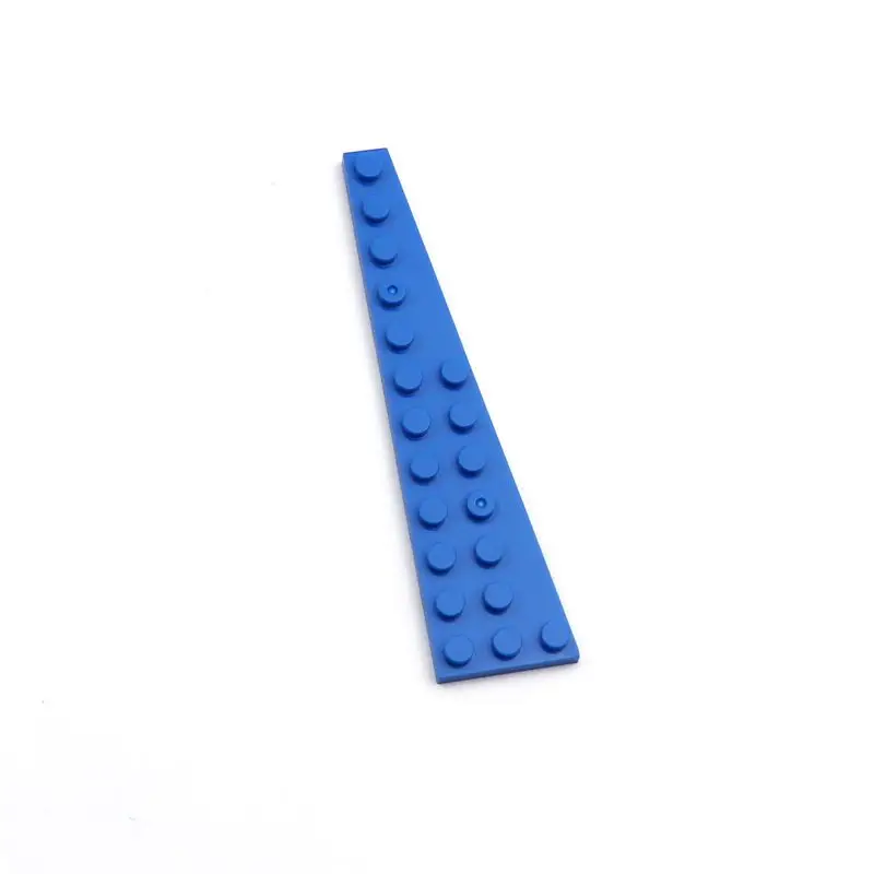 10-Piece Wedge Plate Set for DIY Creative Building Blocks and Kids' Puzzle Toys