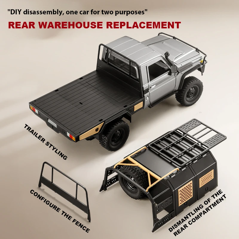ZWN MN82 MN82S LC79 1/12 Full Scale RC Pickup Short Truck