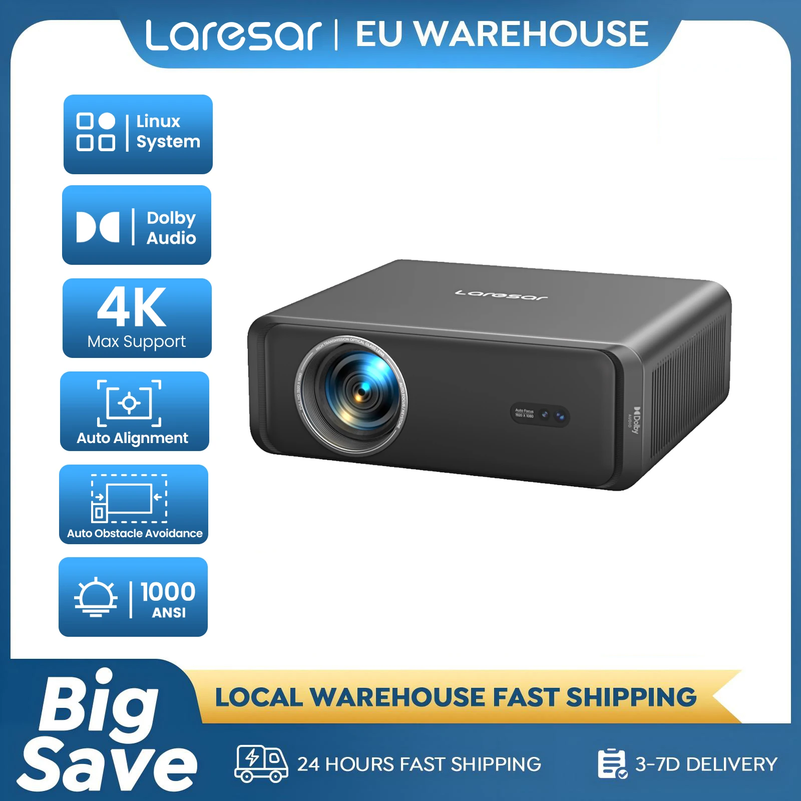 Projektor Laresar A1 z Polski za $109.22 / ~408zł