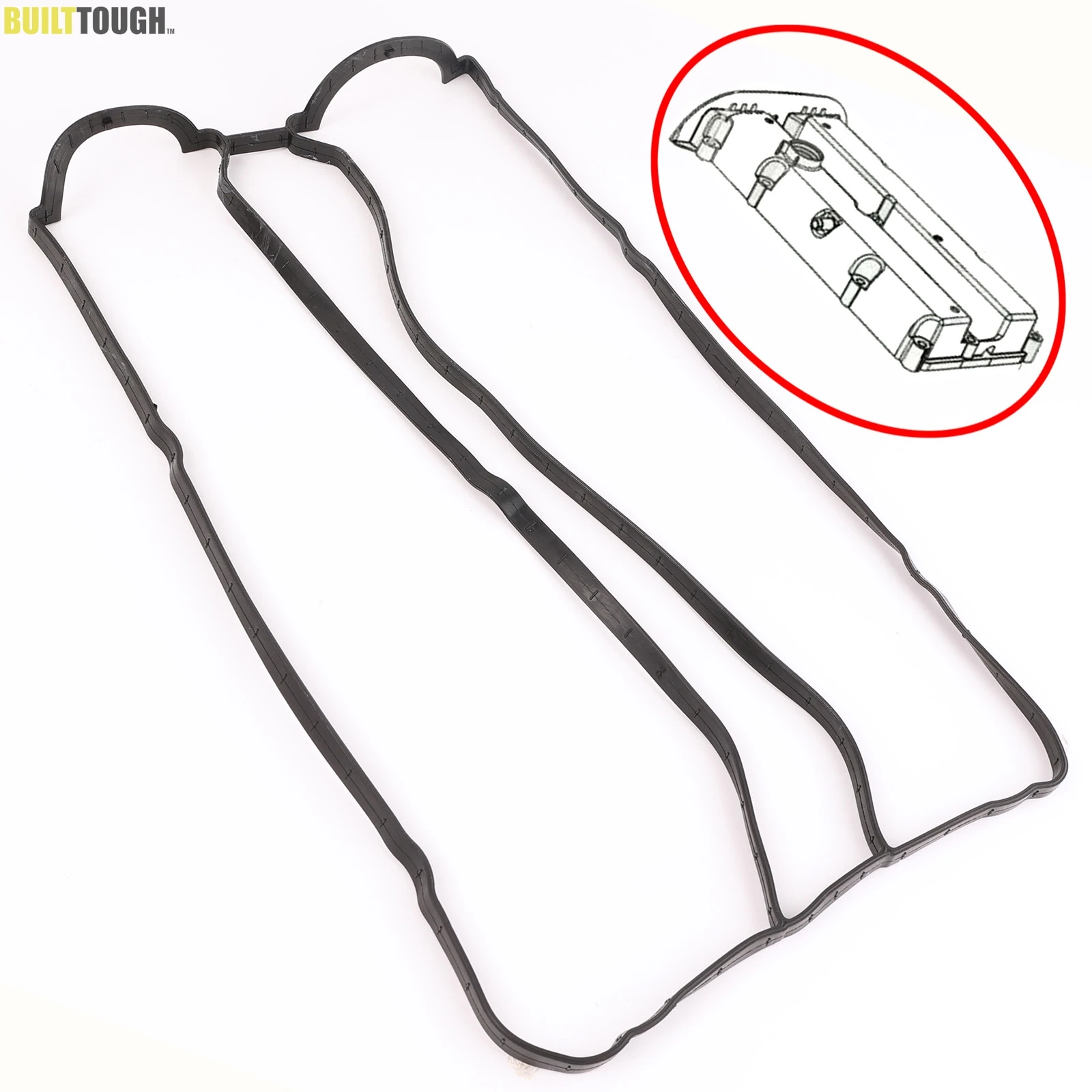 Engine Rocket Cover Gasket Replacement Parts for Ford Fusion Focus Fiesta C-Max Mazda2 Tribute 1.25 1.4 1.6L 2009-2012 washers and gaskets