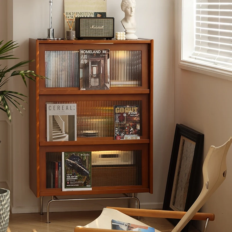 

Magazine Storage Bookcases Closet Organizer Glass Door Book Nook Bookcases Industrial Wood Libreria Scaffale Cute Furnitures