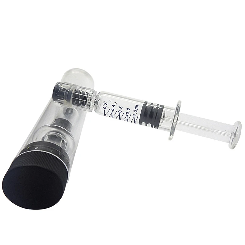Tip Ink Injector HOT 1/3/5ML Small Luer Lock Syringe Screw Blunt Tip Needles Cap For ...