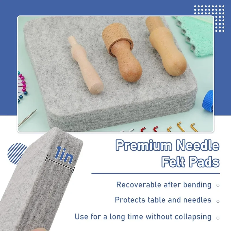 Felting Needles Kit Finger Protector Storage Bag For Wool Making DIY Handmade Craft Accessories Tool Set needle felting kit wool felting kit needle felting painting kit