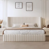 Lit de chambre de fille princesse Simple traduction lit de rangement Double moderne Cama Matrimonio multifonctionnel maison accessoires 1