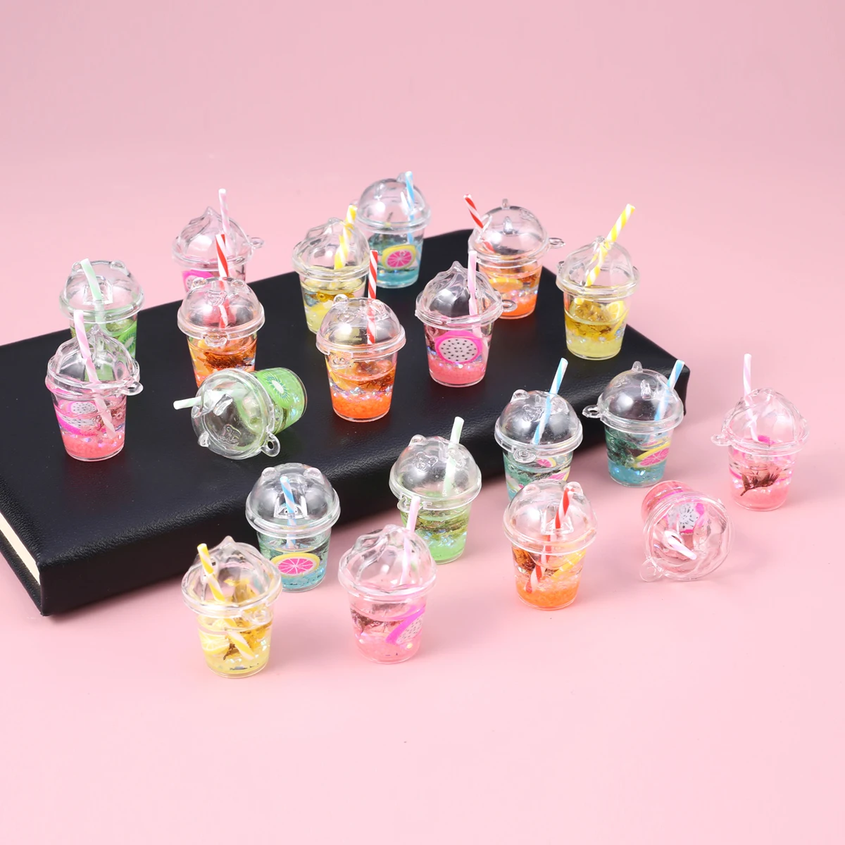 

Trendy Transparent Water Cup Acrylic Pendants Cartoon Cup Charms for Jewelry Making Diy Women Necklaces Earring Gifts