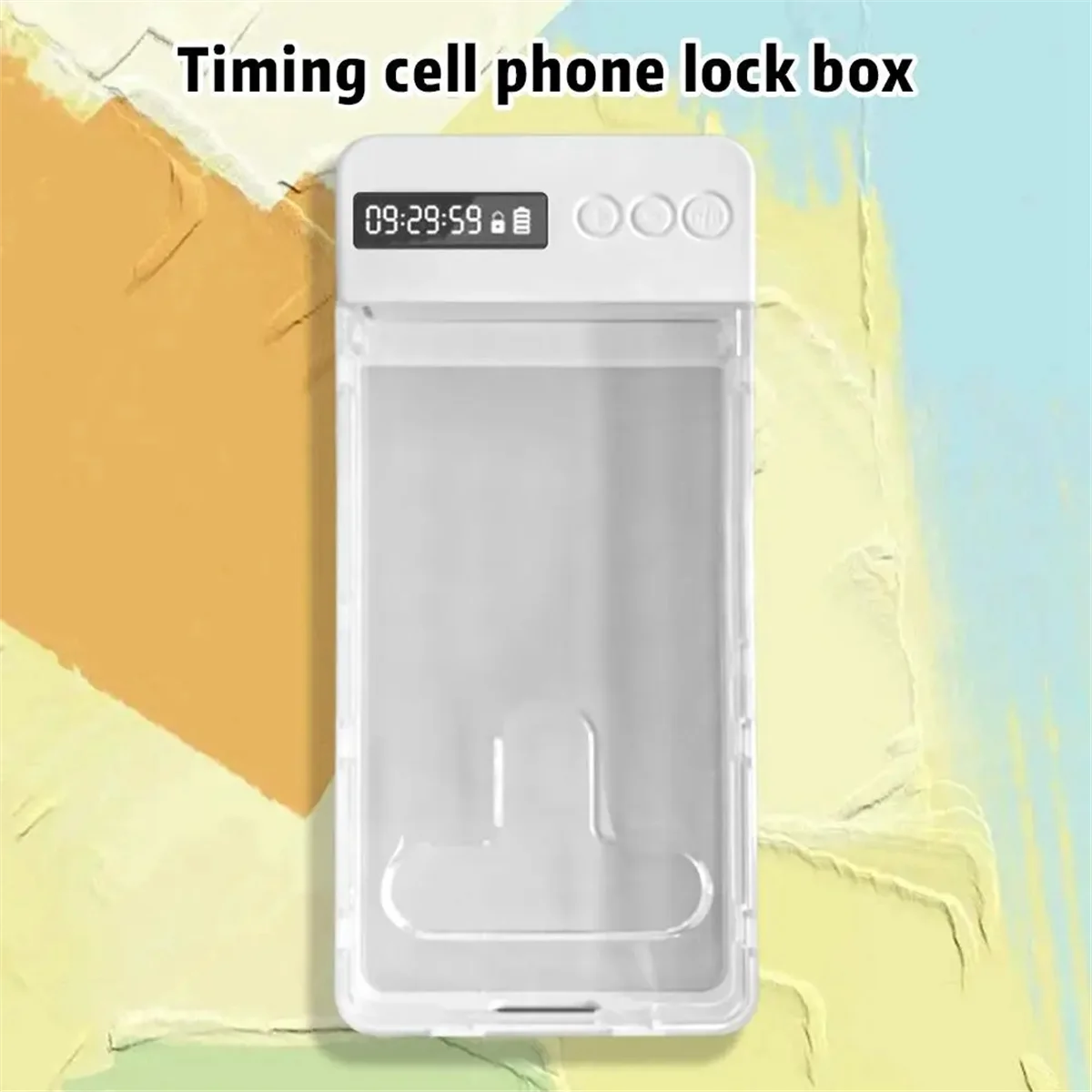 Hot sale Self-Discipline Phone Timer Lock Box for Android Phone Case Self-Control Timer Locker for Students Adults Black
