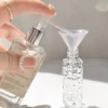 10ml Portable Thick Glass Roller Essential Oil Perfume With Balls Bottles Travel Refillable Rollerball Vial Travel Roll On Vials 2
