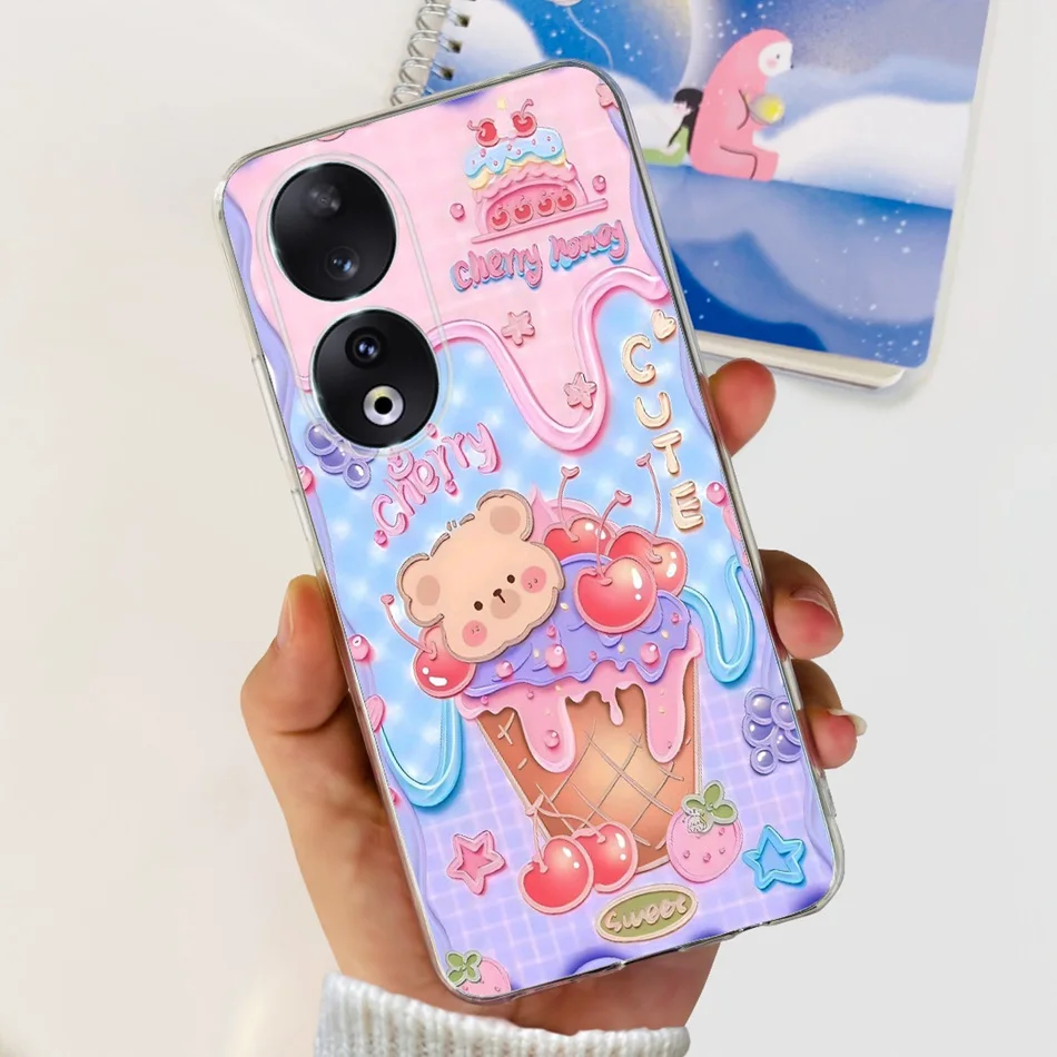 Elegant Flower Butterfly Pattern Soft Silicone TPU Phone Case