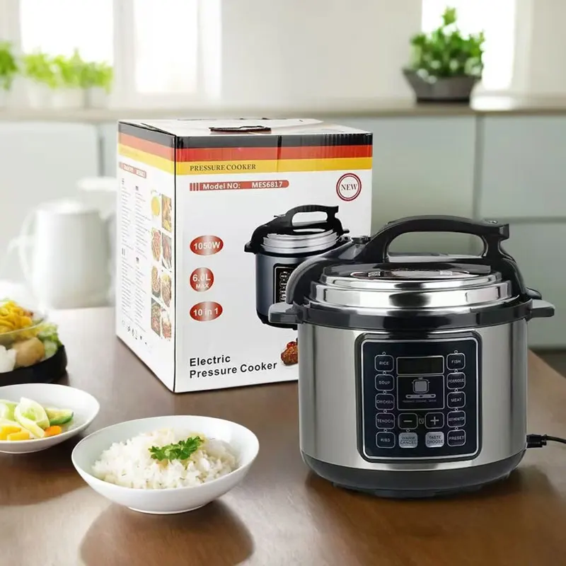 1050W Electric Pressure Cooker, 6L Capacity Instant Pot,Home Multifunctional Rice Cooker 전기압력밥솥 4