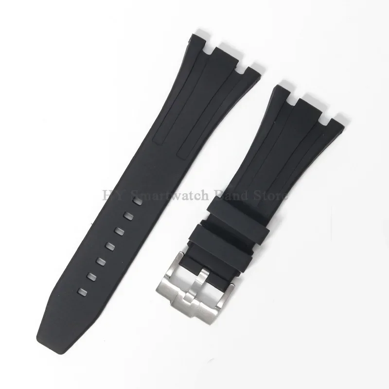 Rubber Waterproof Wristband with Metal Buckle