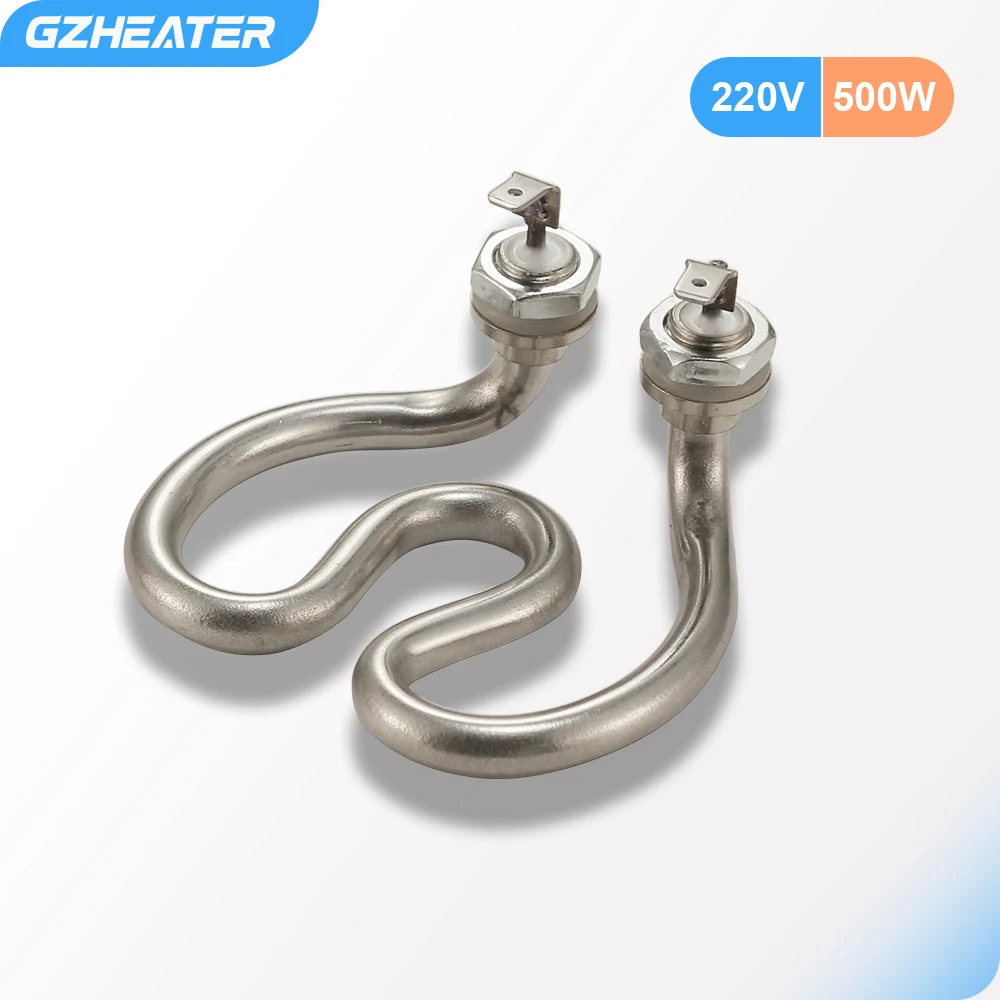 500W 220V Electric Heat Tube 2U Stainless Steel Horseshoe Shape Water Heating Elements for Quick Electric Kettle/Coffee Pot