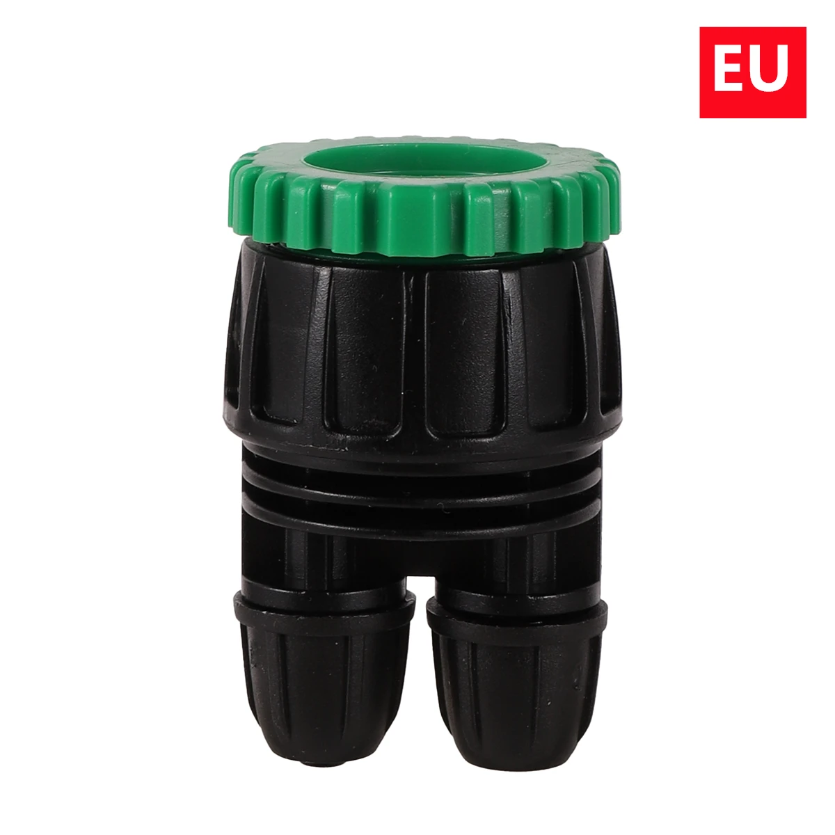 EU Standard 1/2" 3/4" Female Thread To 4/7mm Locked 1/2-Way Connector Home Gardening Orchard Lawn Irrigation Capillary Coupling pipe fitting water pipe fitting hose pipe fitting