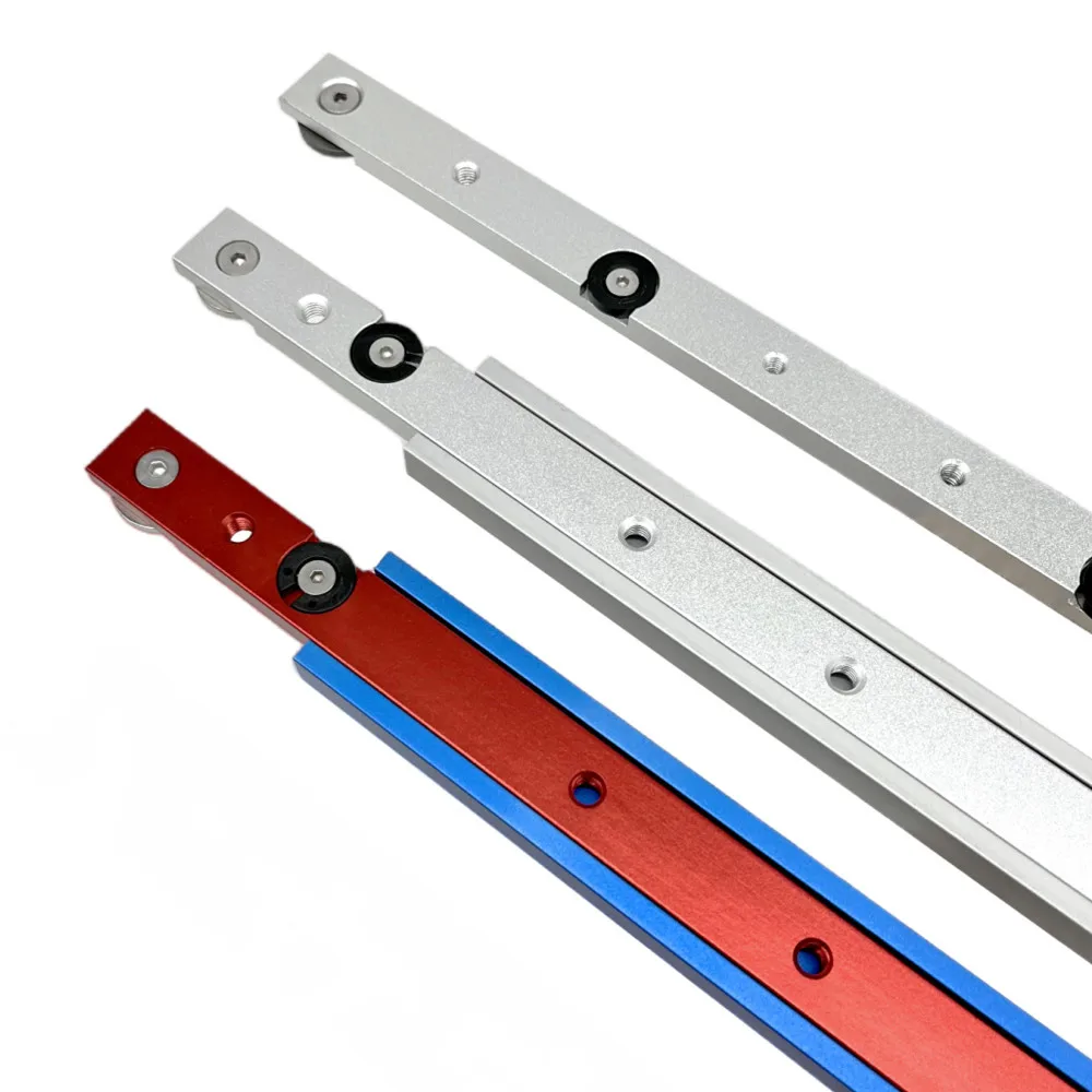 T Track Miter Bar Slider Aluminium Alloy Miter Bar Jig and Fixture Bar Slider Table Saw Gauge Rod T Slot Gauge Slider