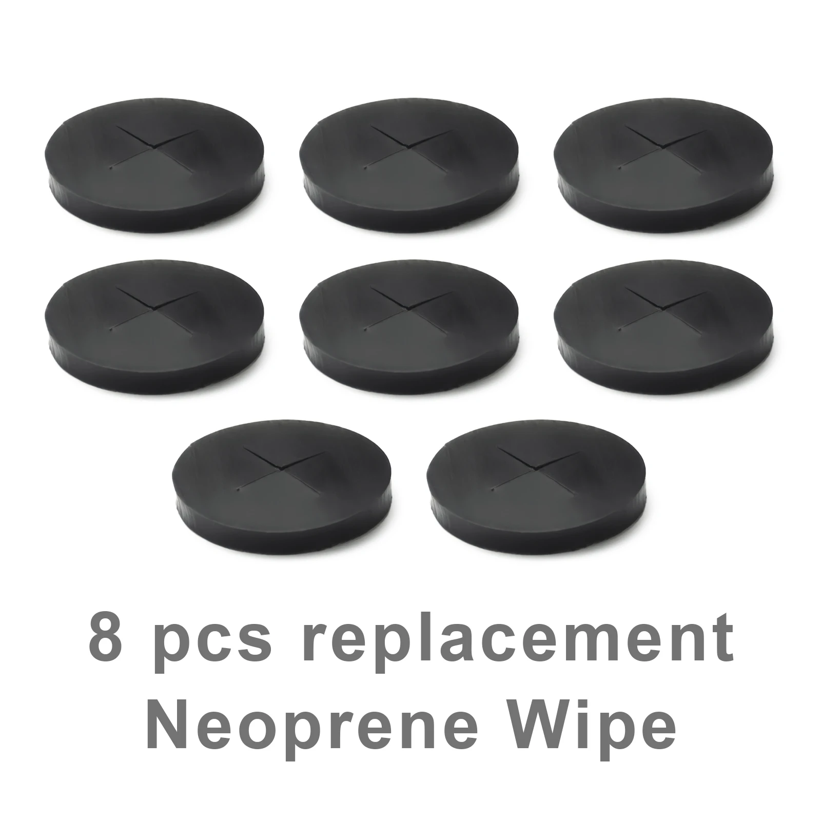 8x One Set Replacement Neoprene Rubber Wipes 85A durometer polyurethane Wipe for Super Mini Aurora Solvent