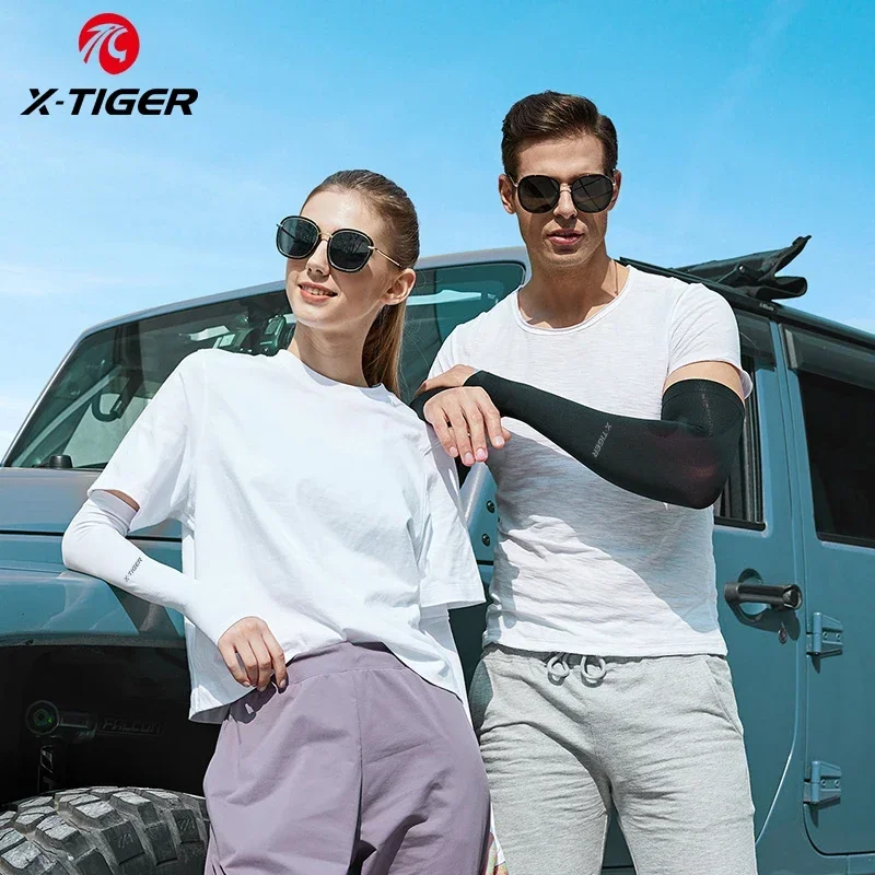 Cooling Arm Sleeves Sun Protection Arm Sleeves Arm Sleeves Ice Fabric Anti-UV Sunscreen Running Cycling for Men Women