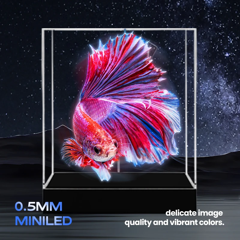 3D ホログラフィック ファン LED ライト ディスプレイ ボックス