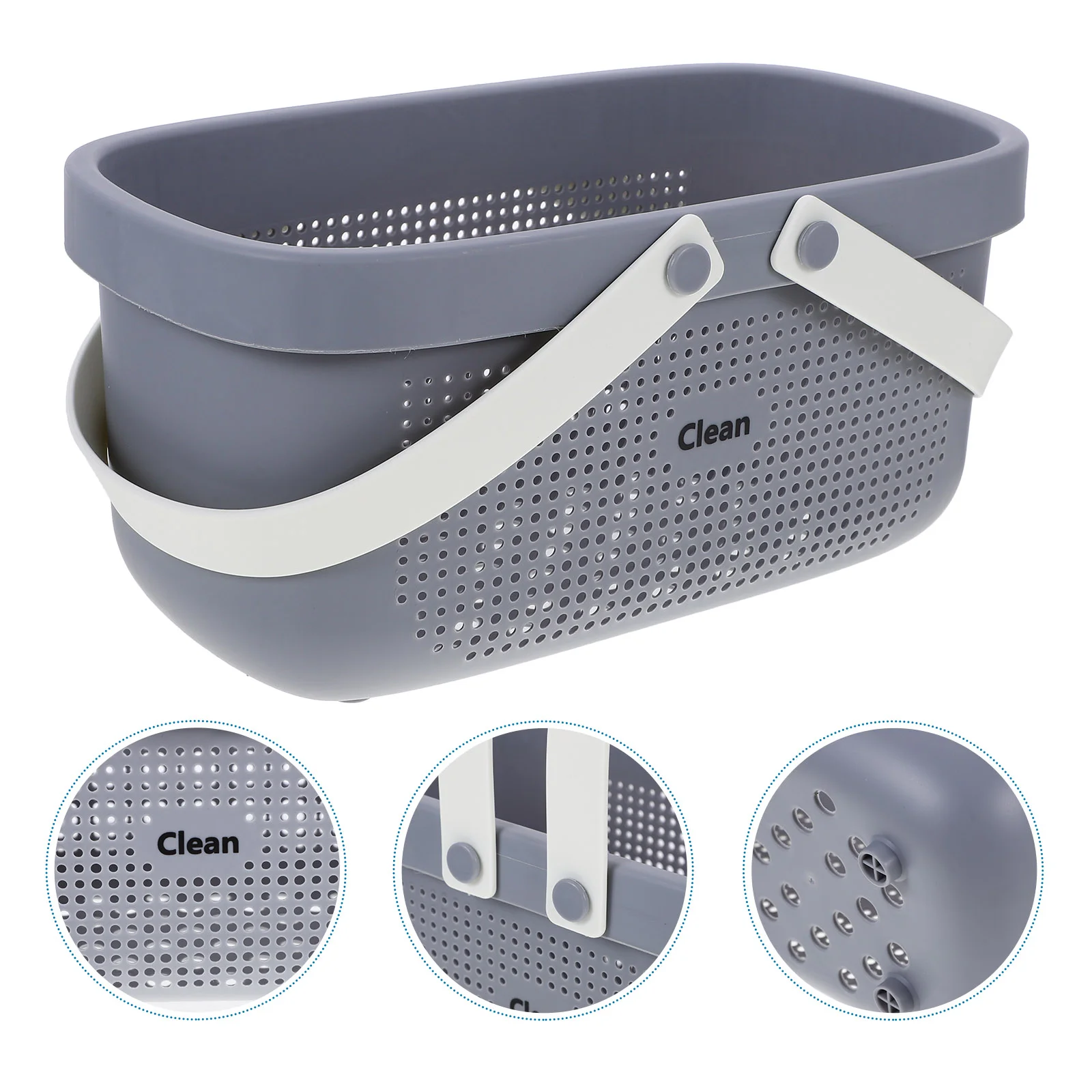 

Hollow Basket Shower Basket Sundries Basket Bathroom Dorm Kitchen Basket Portable Basket
