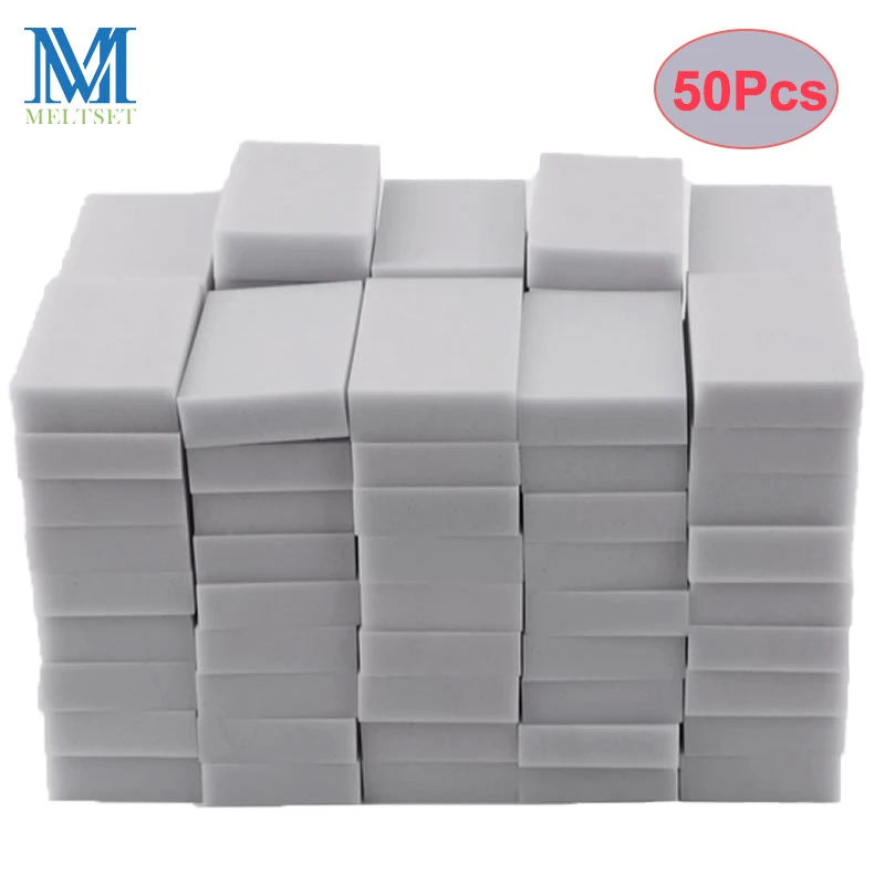 100 Stück Magic Sponge / Schmutzradierer - Weiße Reinigungsschwämme Für Haushalt (10x6x2cm)