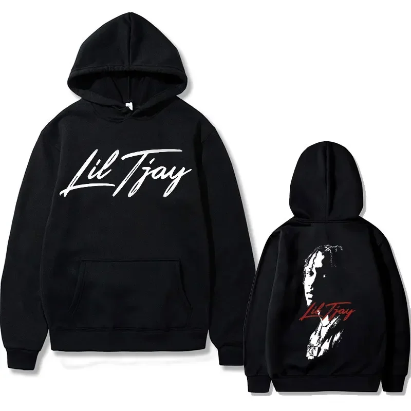 

Rapper Lil Tjay Man Vintage Hoodie Coat Men's Harajuku Hip Hop Sweatshirt Men Women Fleece Cotton Fashion Oversized Hoodies Tops