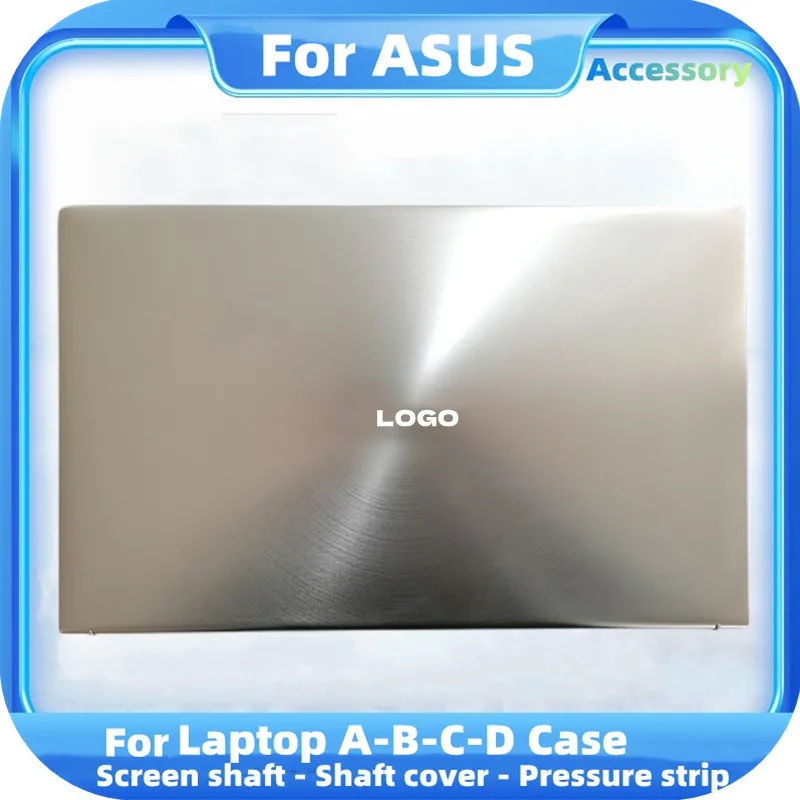 Original LCD Back Cover For ASUS ZenBook 15 UX533 UX533FD Metal Case Hinges Front Bezel Display Screen Cover 13NB0NM3AM0101 Case