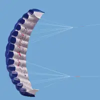 Stunt Kite 1.4m Double Lines High-Flying Large Parachute Kite Portable Big Kites For Adults Giant Park Children Beach Fun 2