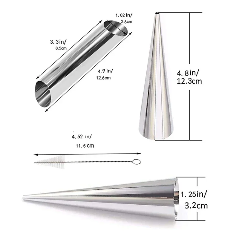Stainless Steel Croissant Molds Baking Tools