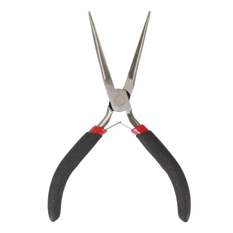 Long Nose Multi-Pliers - Precision Tip for Electrical Work & Crafting, Serrated Jaws with Wire Cutter (Professional Grade)