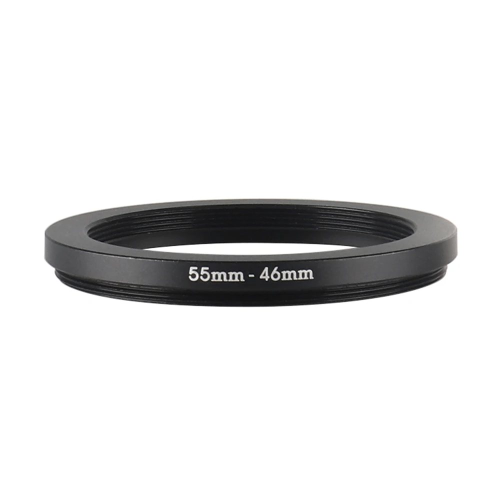 

Aluminum Step Down Filter Ring 55mm-46mm 55-46mm 55 to 46 Filter Adapter Lens Adapter for Canon Nikon Sony DSLR Camera Lens