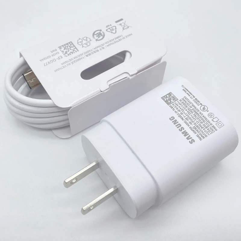 Samsung 25W USB-C Fast Charging Adapter - US Plug