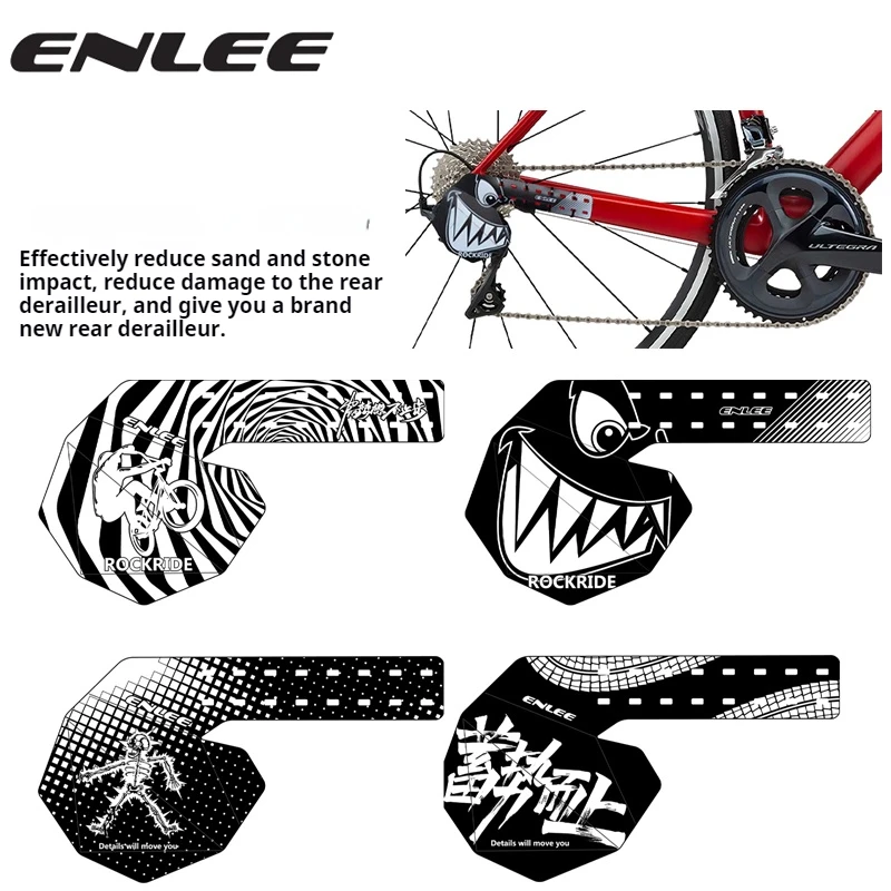 Bicycle Fender ENLEE Bike Hard Shell Fender Bicycle PP5 Rear Tire Wheel Mudguard MTB Bicycle Mud Guard Fender Cycling Part Accessories