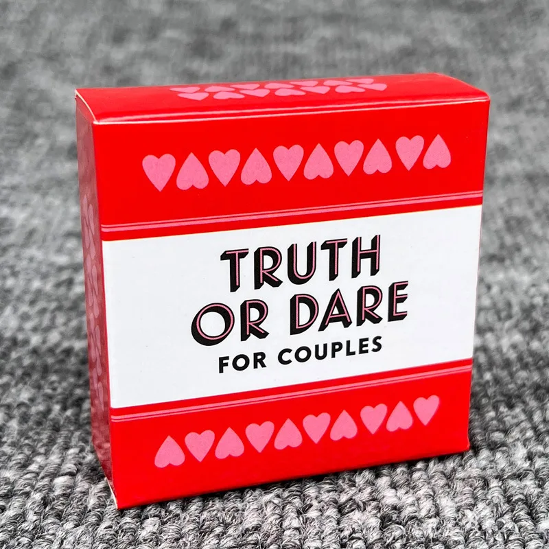 Board Game 51PCS Truth Or Dare For Couples Cards Games English Version