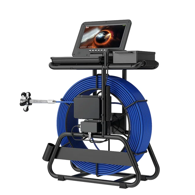 Sewer Inspection Camera 10” 1080P Screen Pipe Inspection Camera Meter