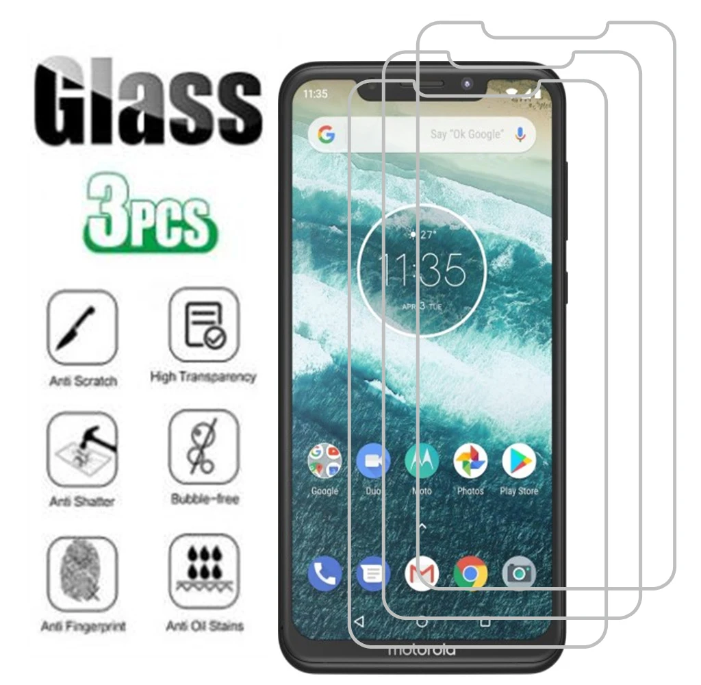 

Защитное стекло для Motorola X4 C E4 G5 G5S Plus E3 G4 Z One P30 Note Power Z2 Force Play, закаленное защитное стекло для экрана, пленка, 3 шт.